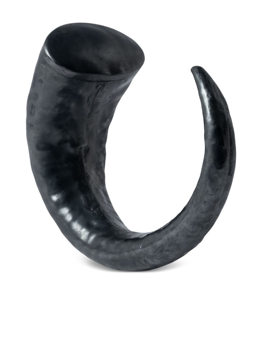 Parts of Four Giant Horn bracelet - Zwart