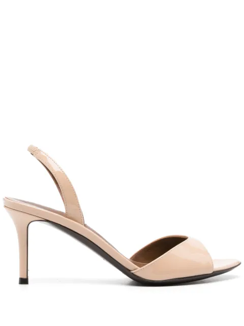 Sandales Giuseppe Zanotti Harmony En Cuir Or - Taille 37, Brides Cheville, Talon Aiguille Ultra Haut, Occasion