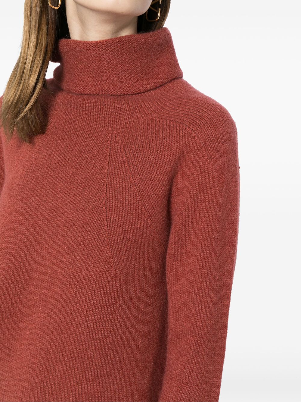 CHANEL 2000 roll-neck cashmere jumper Women