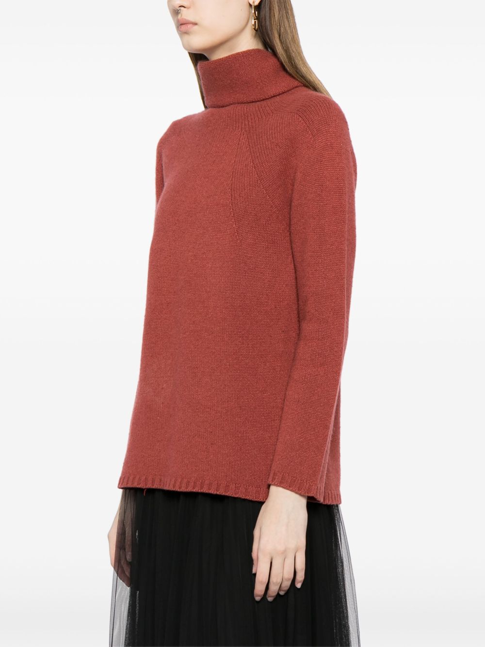 Cheap HOT SALE CHANEL 2000 roll-neck cashmere jumper Women