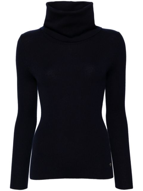 HOT SALE CHANEL 2000s ribbed wool-cashmere jumper Women