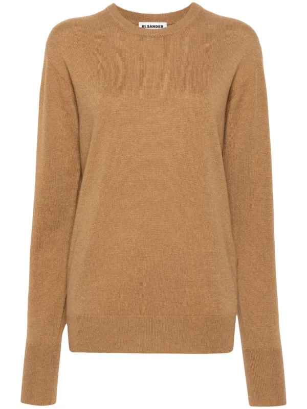 Jil Sander crew-neck Cashmere Jumper Neutrals FARFETCH IN
