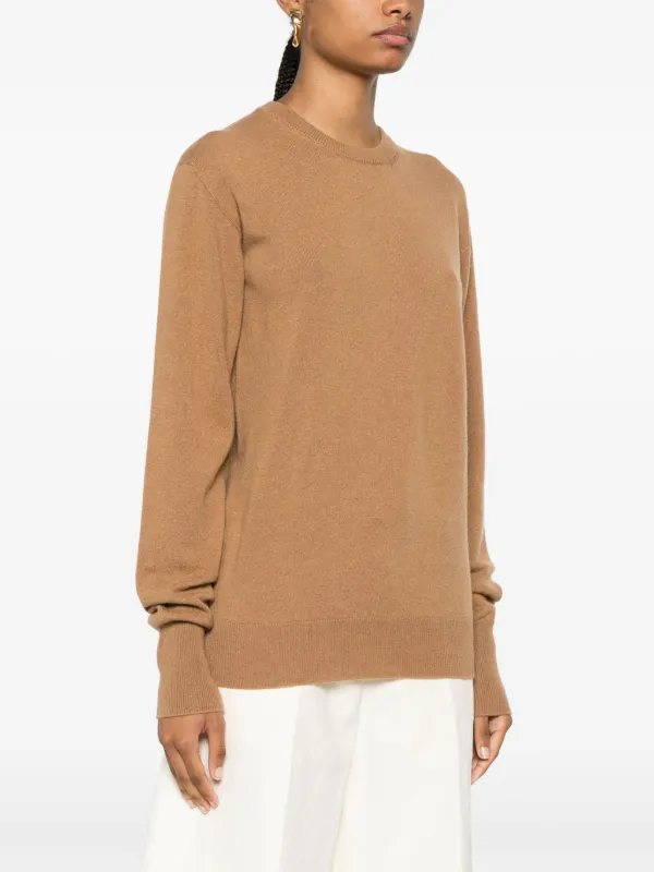Jil Sander crew-neck Cashmere Jumper Neutrals FARFETCH IN