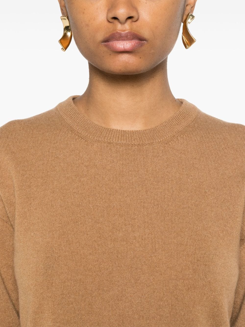 Shop Jil Sander Crew-neck Cashmere Jumper In Neutrals