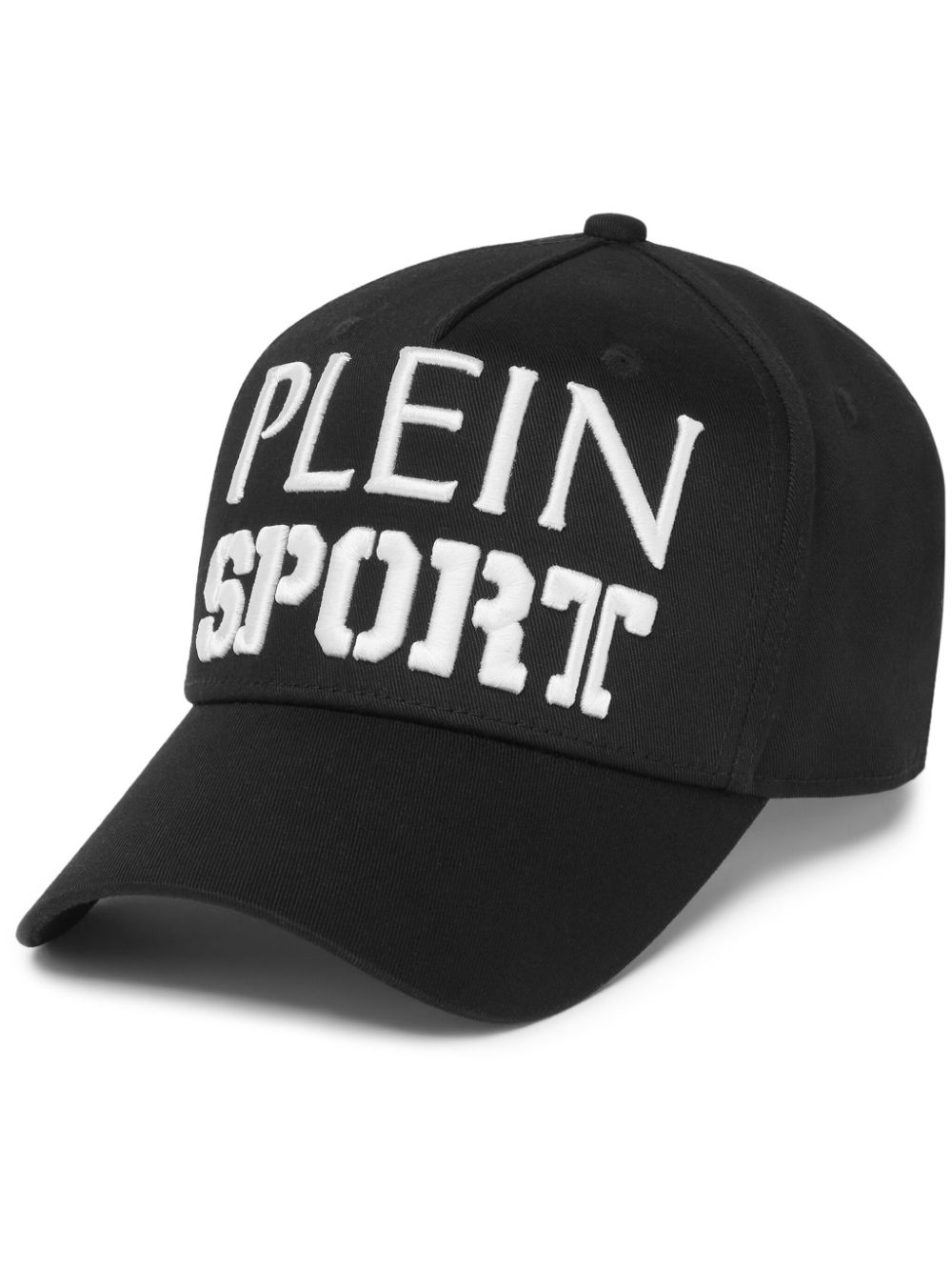 Plein Sport Baseballkappe mit Logo-Stickerei - Schwarz