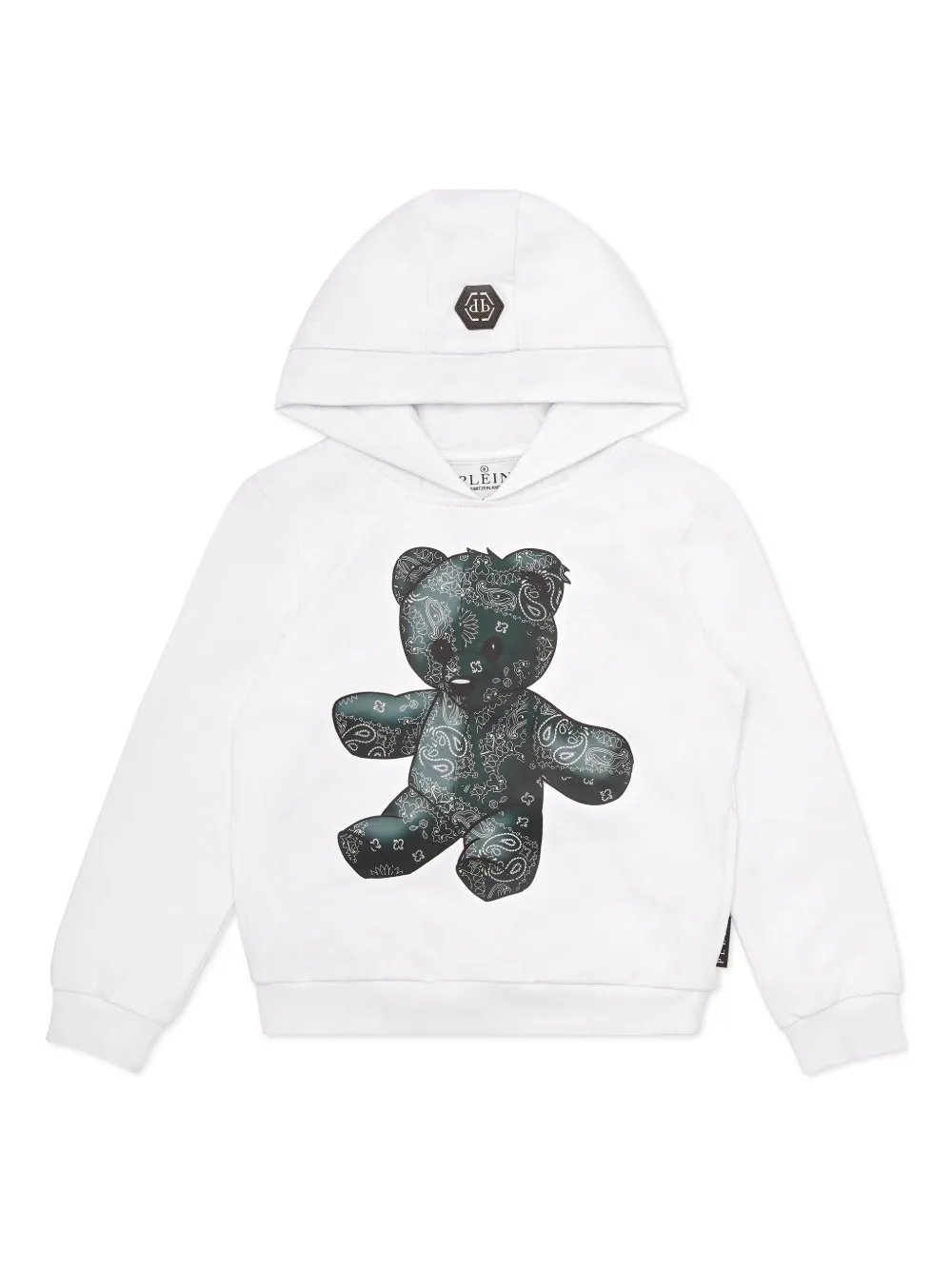 Philipp Plein Junior Teddy Bear hoodie | White | Image 1