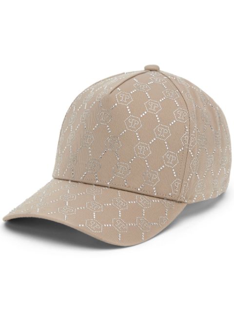 Philipp Plein crystal-embellished baseball cap Men