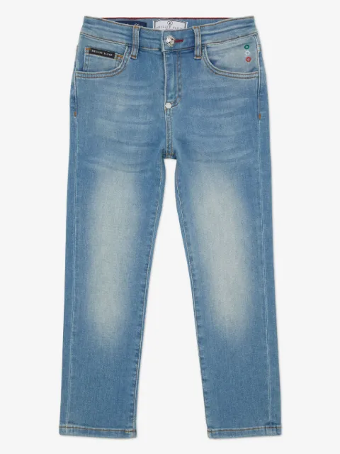 Philipp Plein Junior Skull & Bones jeans