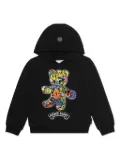 Philipp Plein Junior Teddy Bear-print hoodie - Black