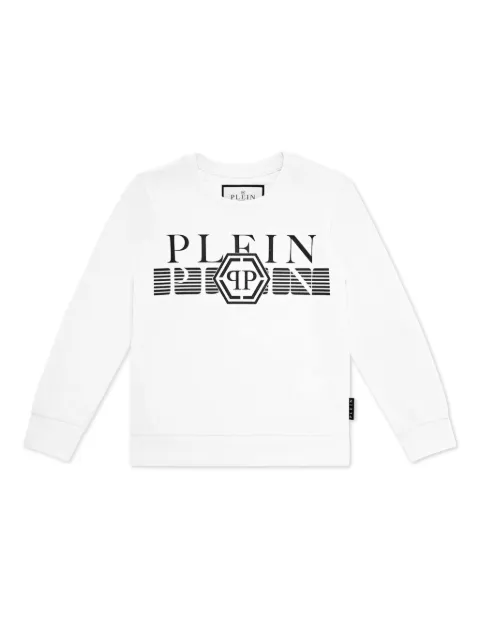Philipp Plein Junior سويت شيرت بخطوط