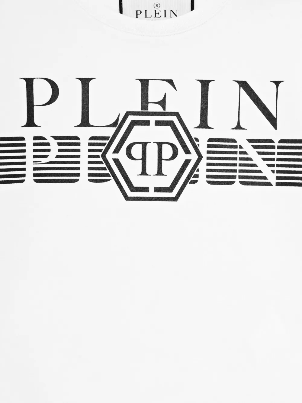 Philipp Plein Junior Stripes sweater Wit