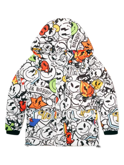 Philipp Plein Junior smile-motif jacket