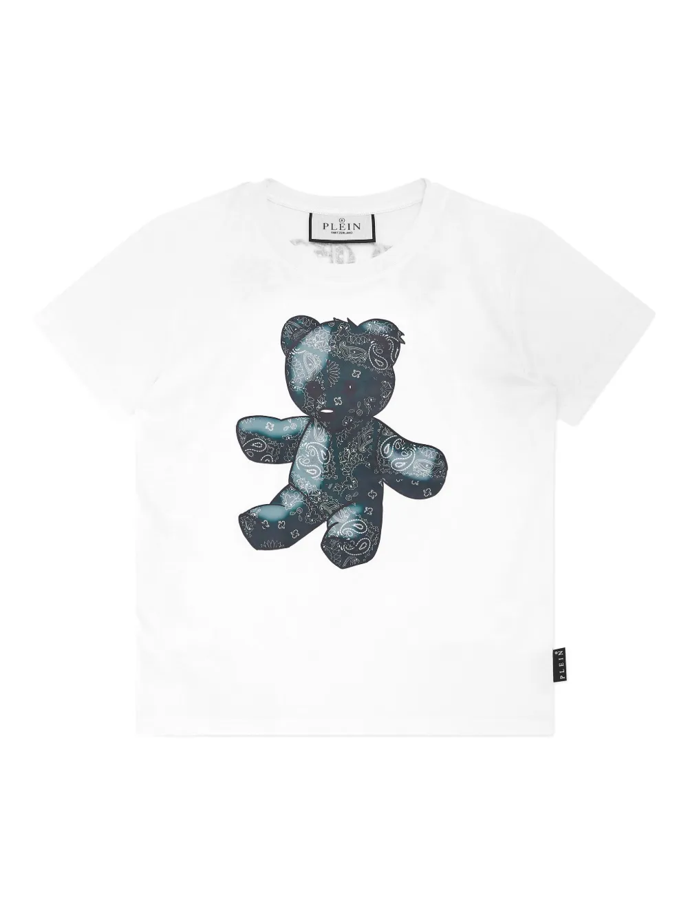Philipp Plein Junior T-shirt met teddybeerprint Wit