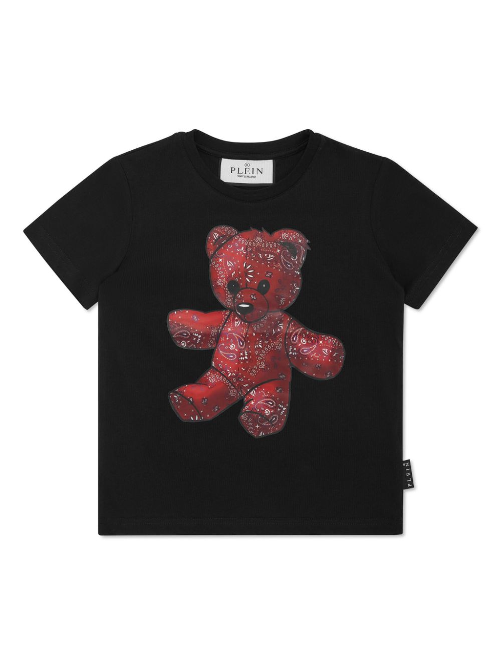 Philipp Plein Junior T-shirt met teddybeerprint Zwart