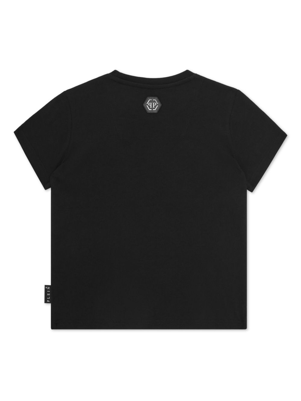 Philipp Plein Junior monogram-studded T-shirt - Black