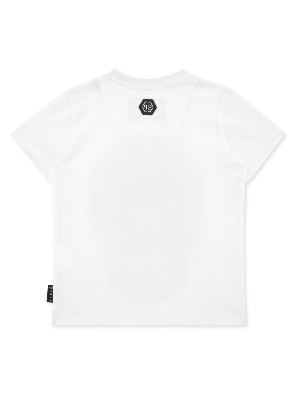 Philipp Plein Junior skull-print T-shirt - White