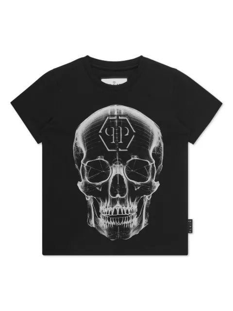 Philipp Plein Junior skull-print T-shirt