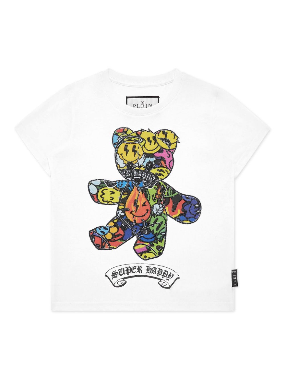 Philipp Plein Junior Teddy Bear T-shirt - White