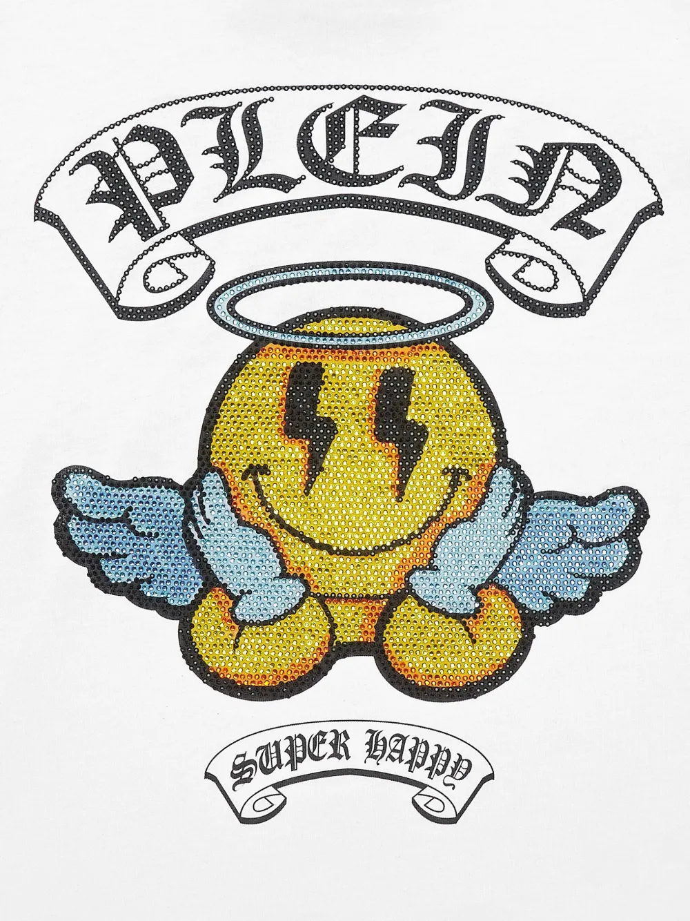 Philipp Plein Junior T-shirt met print Wit
