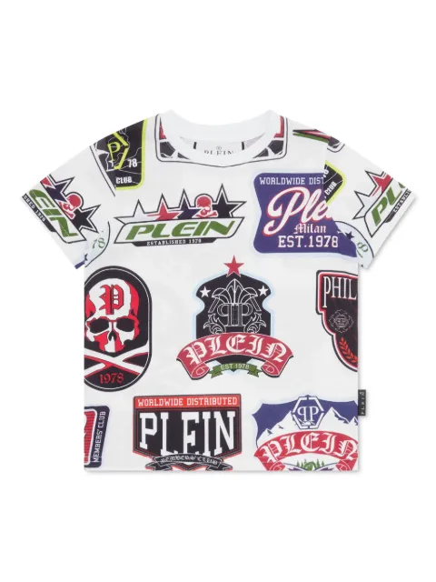 Philipp Plein Junior تيشيرت بطبعة شعار الماركة