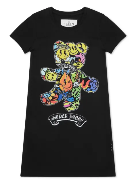 Philipp Plein Junior vestido Teddy Smile