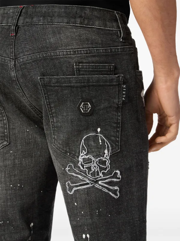Philipp Plein Skull&Bones Jeans | Grey | FARFETCH