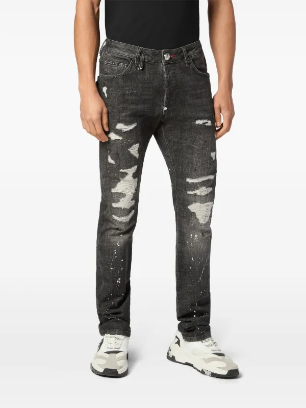 Philipp Plein Skull&Bones Jeans | Grey | FARFETCH