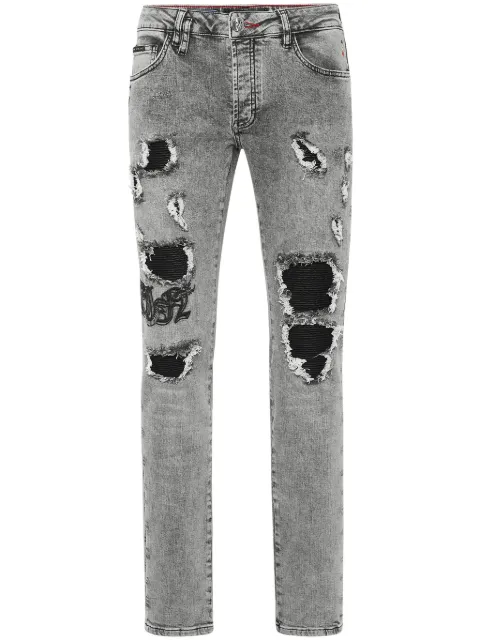 Philipp Plein Super Straight Cut Dragon jeans Men