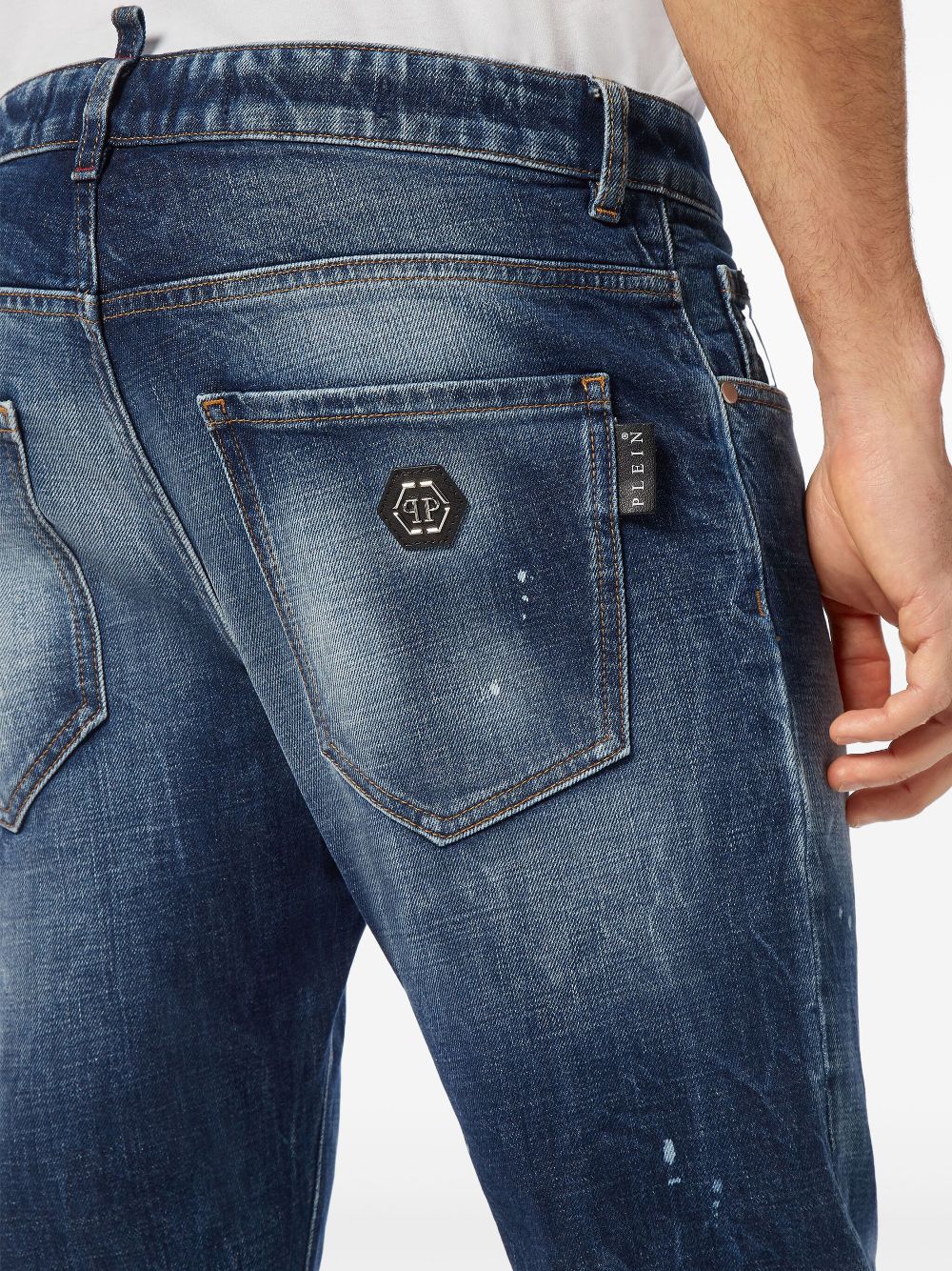 Affordable Philipp Plein skinny-fit denim jeans Men