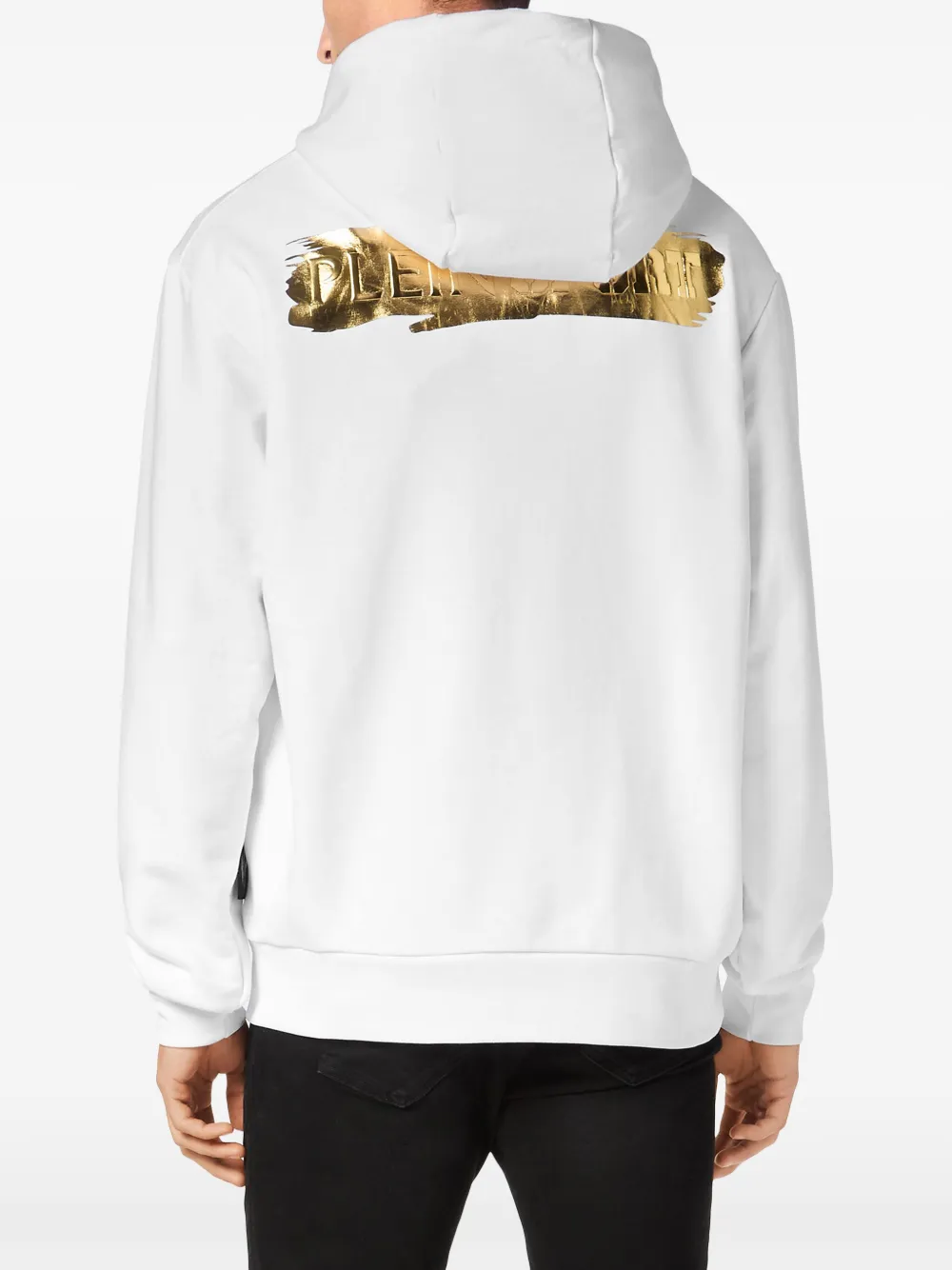 Plein Sport Hoodie met logoprint Wit