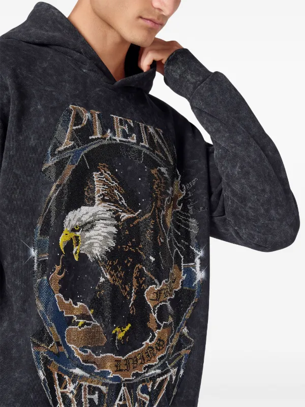 PhilipPlein パーカー 正規品 Philipp Plein ロゴ パーカー | ブラック | FARFETCH JP