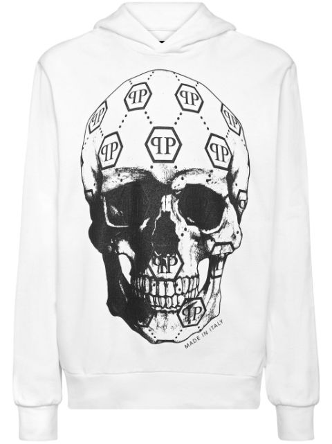 Philipp Plein skull-print hoodie Men