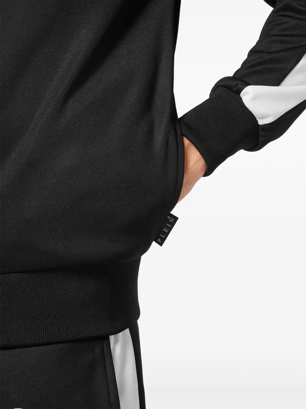 Philipp Plein Skull&Bones trainingsjack Zwart