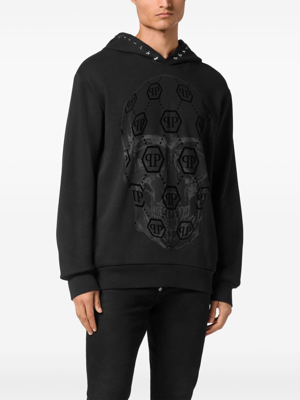 Philipp Plein skull-print hoodie Men