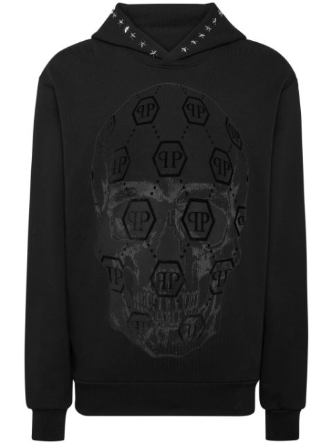 Philipp Plein skull-print hoodie Men