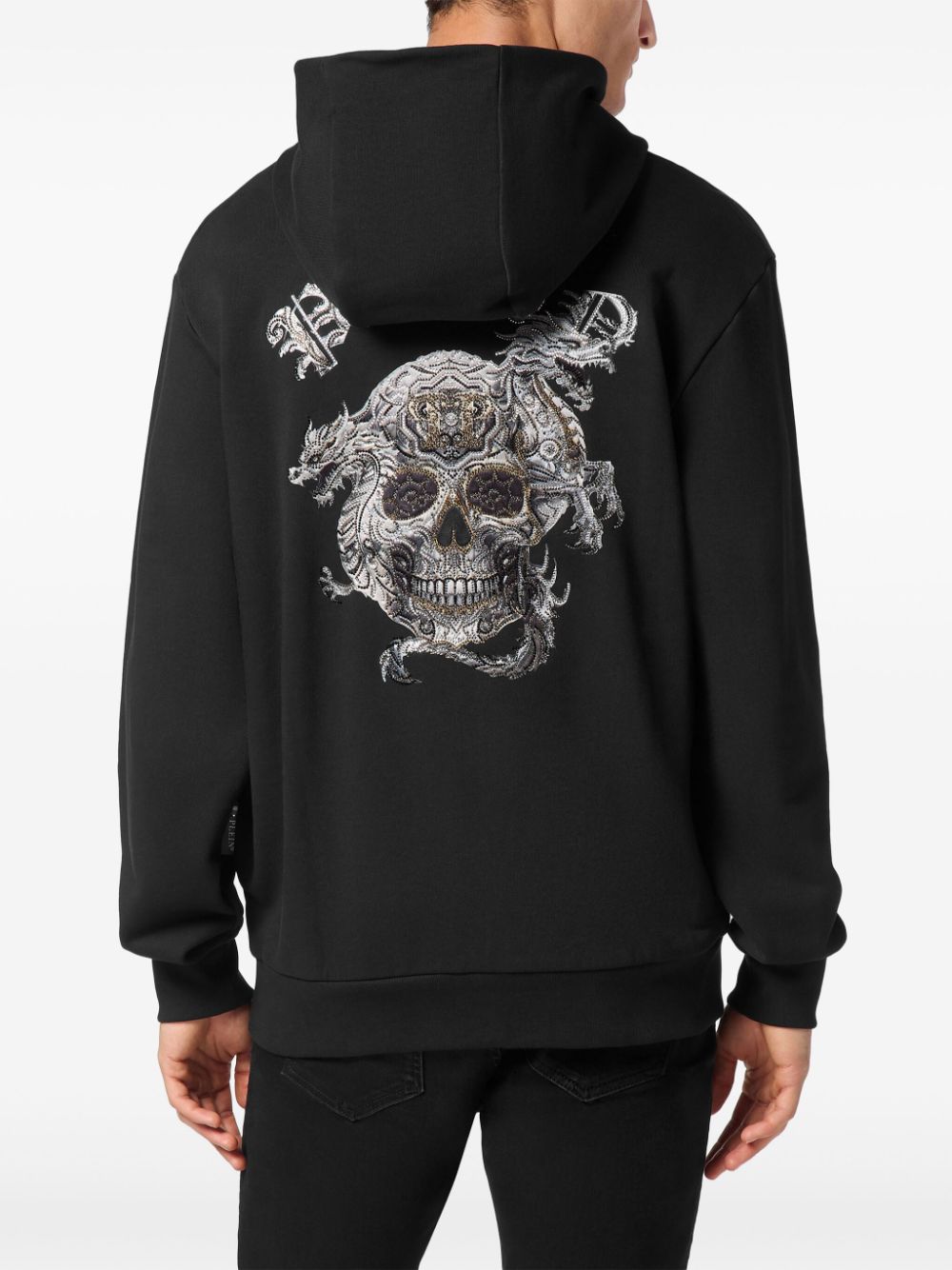 Philipp Plein skull-print hoodie Men