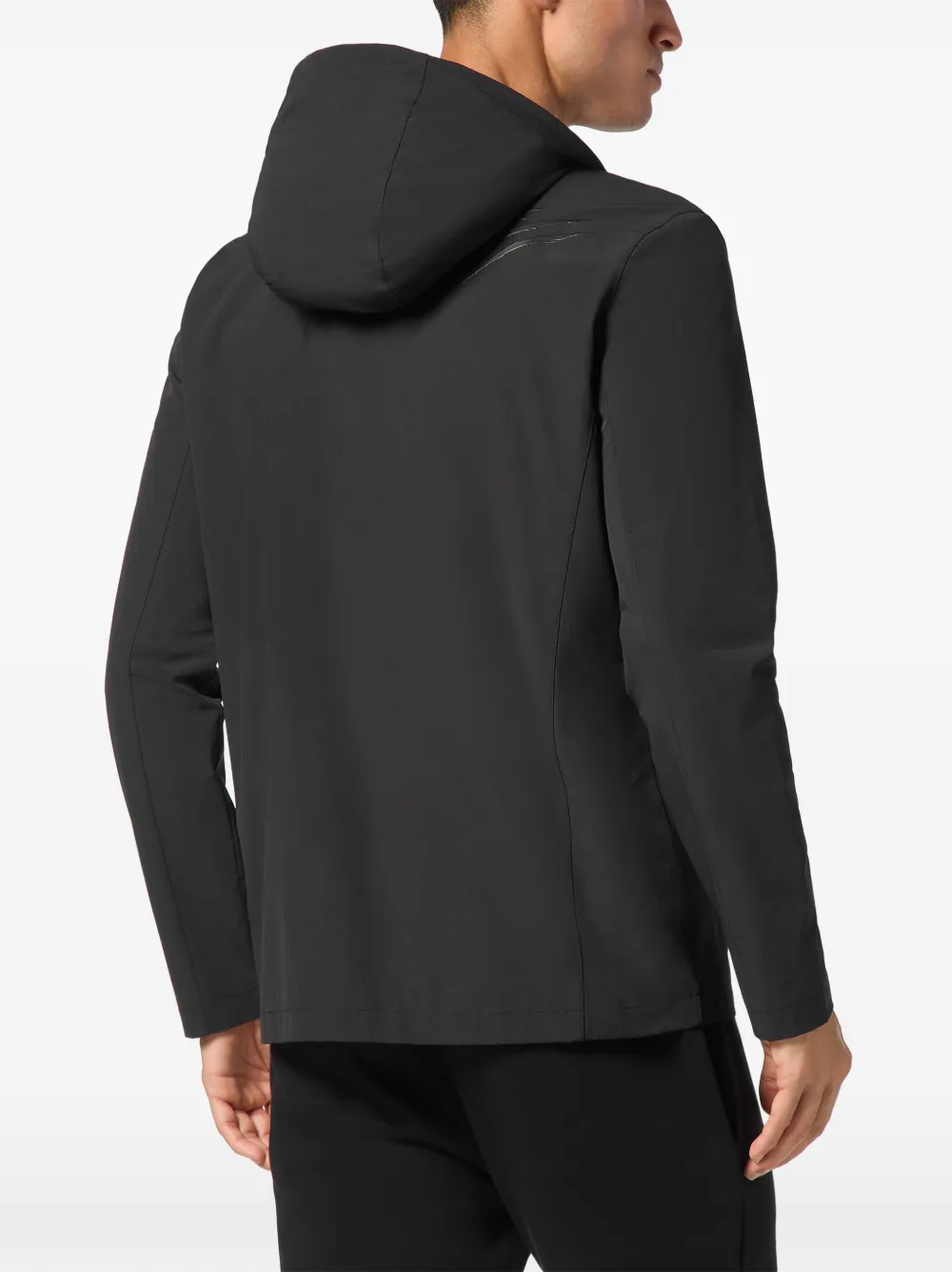 Plein Sport K-Way jack met capuchon Zwart