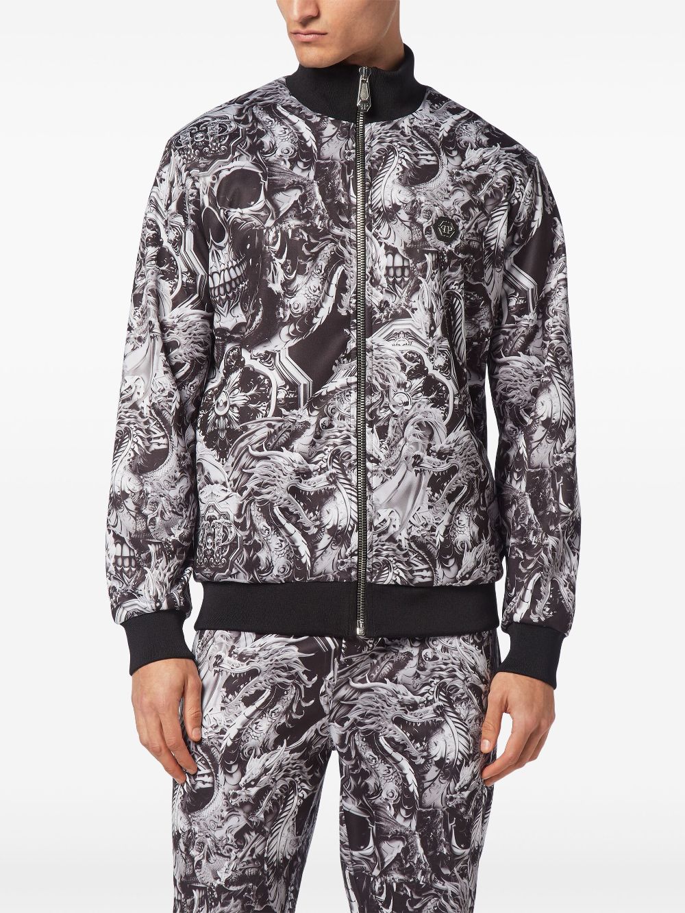 Philipp Plein Dragon Skull-print tracksuit (set of two) Men