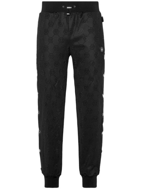 Philipp Plein monogram track pants Men