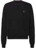 Philipp Plein logo-patch sweatshirt - Black