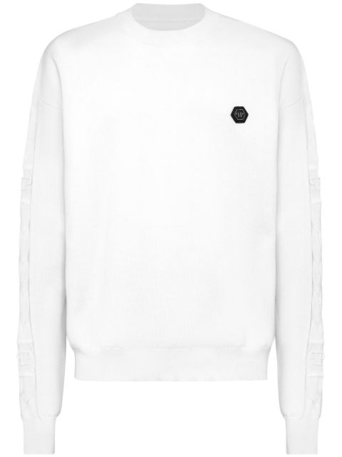 Philipp Plein logo-patch sweatshirt Men