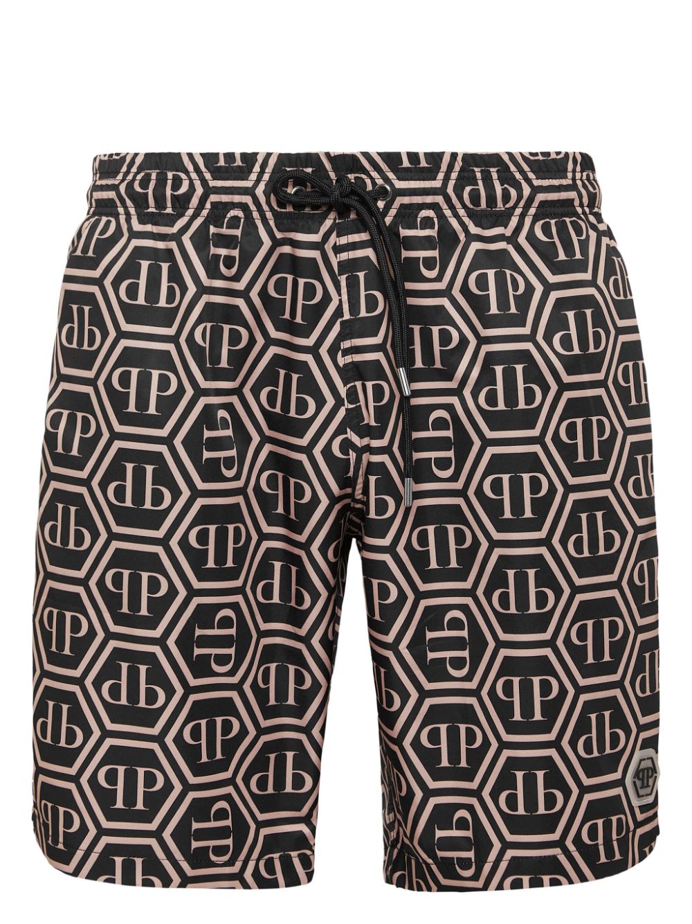 Philipp Plein monogram-print swim shorts Men