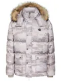 Philipp Plein camouflage-print padded parka coat - Neutrals