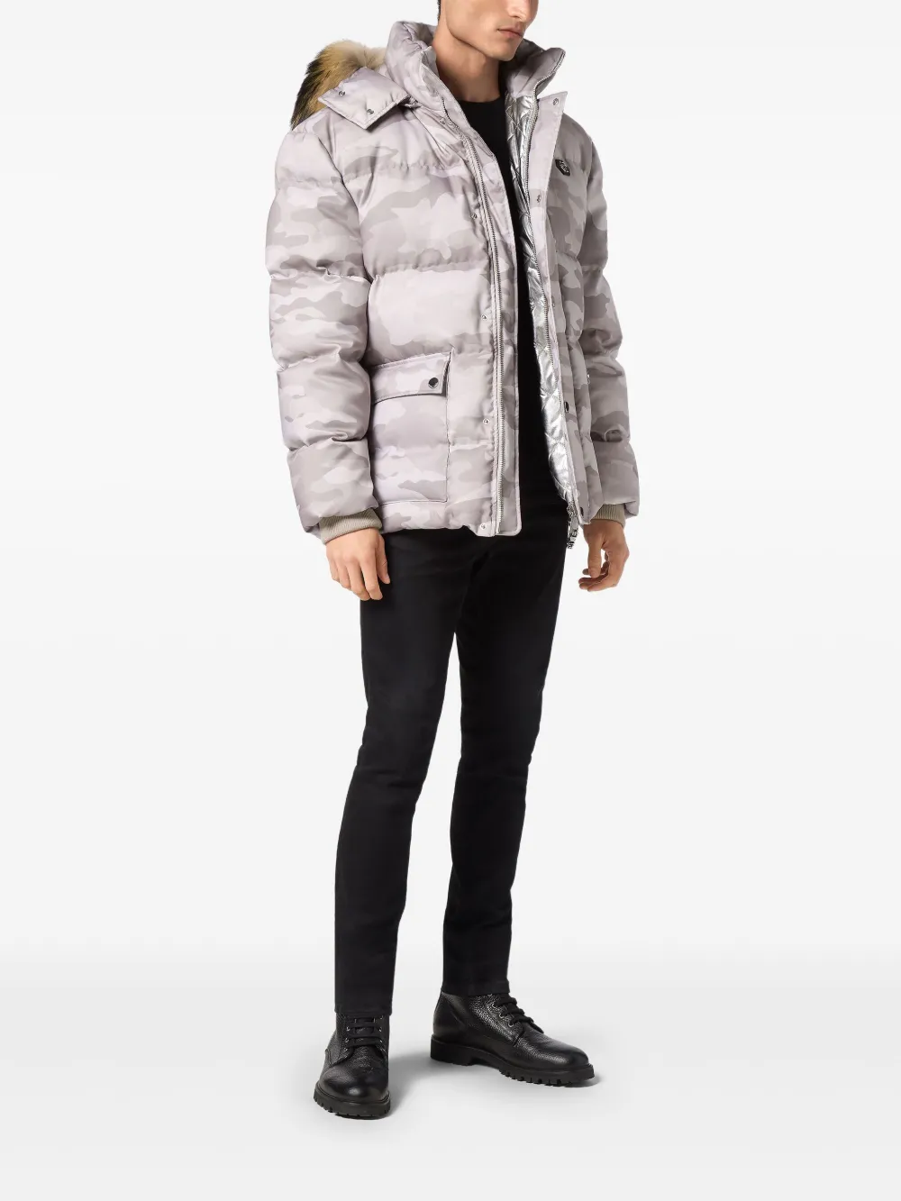 Philipp Plein camouflage-print padded parka coat | Parkas | Image 2