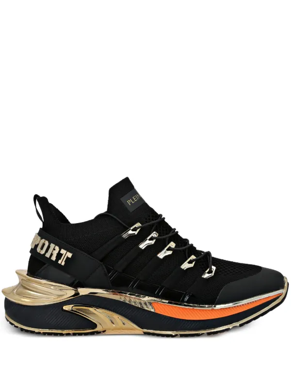 Plein Sport Chrome Surfer Sneakers Black FARFETCH IN