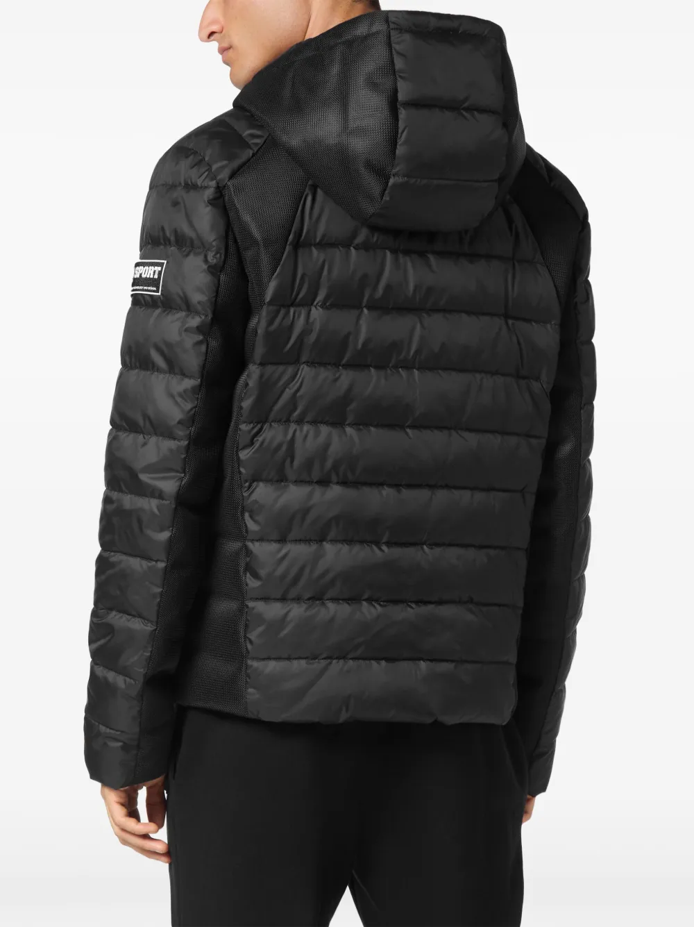 Plein Sport Donsjack met capuchon Zwart