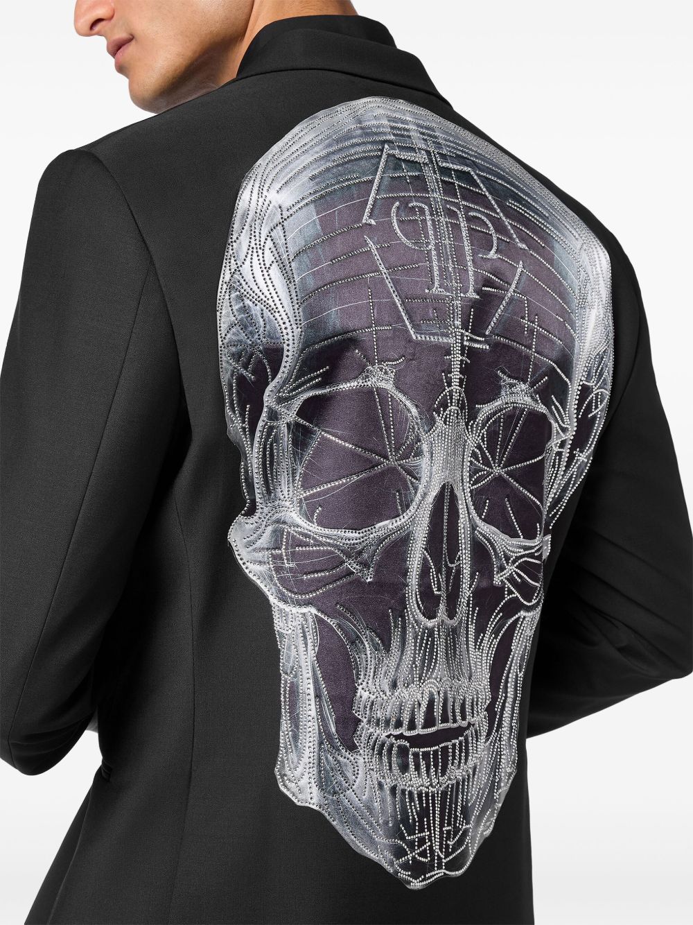 Affordable Philipp Plein skull-print blazer Men