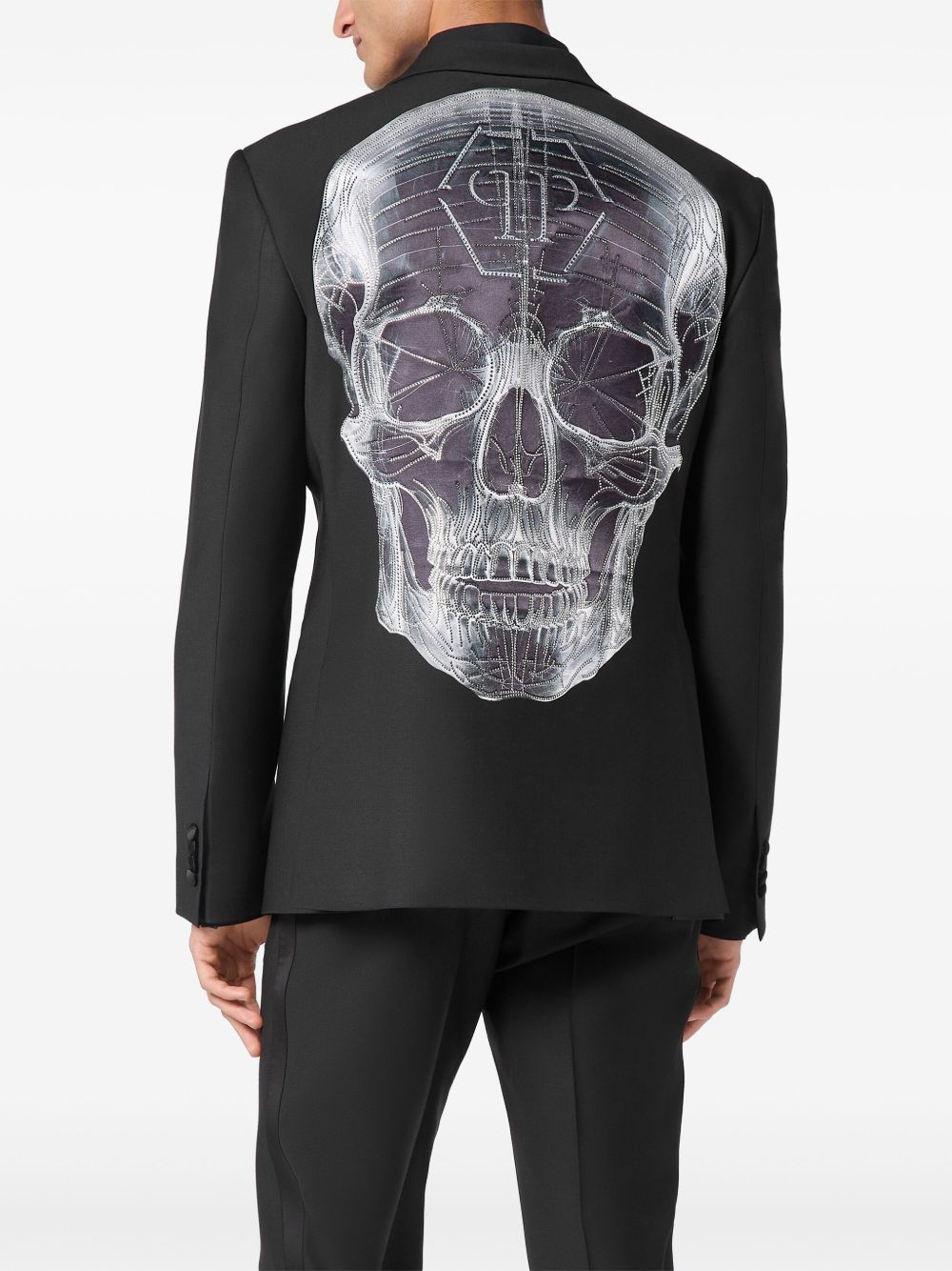 Affordable Philipp Plein skull-print blazer Men