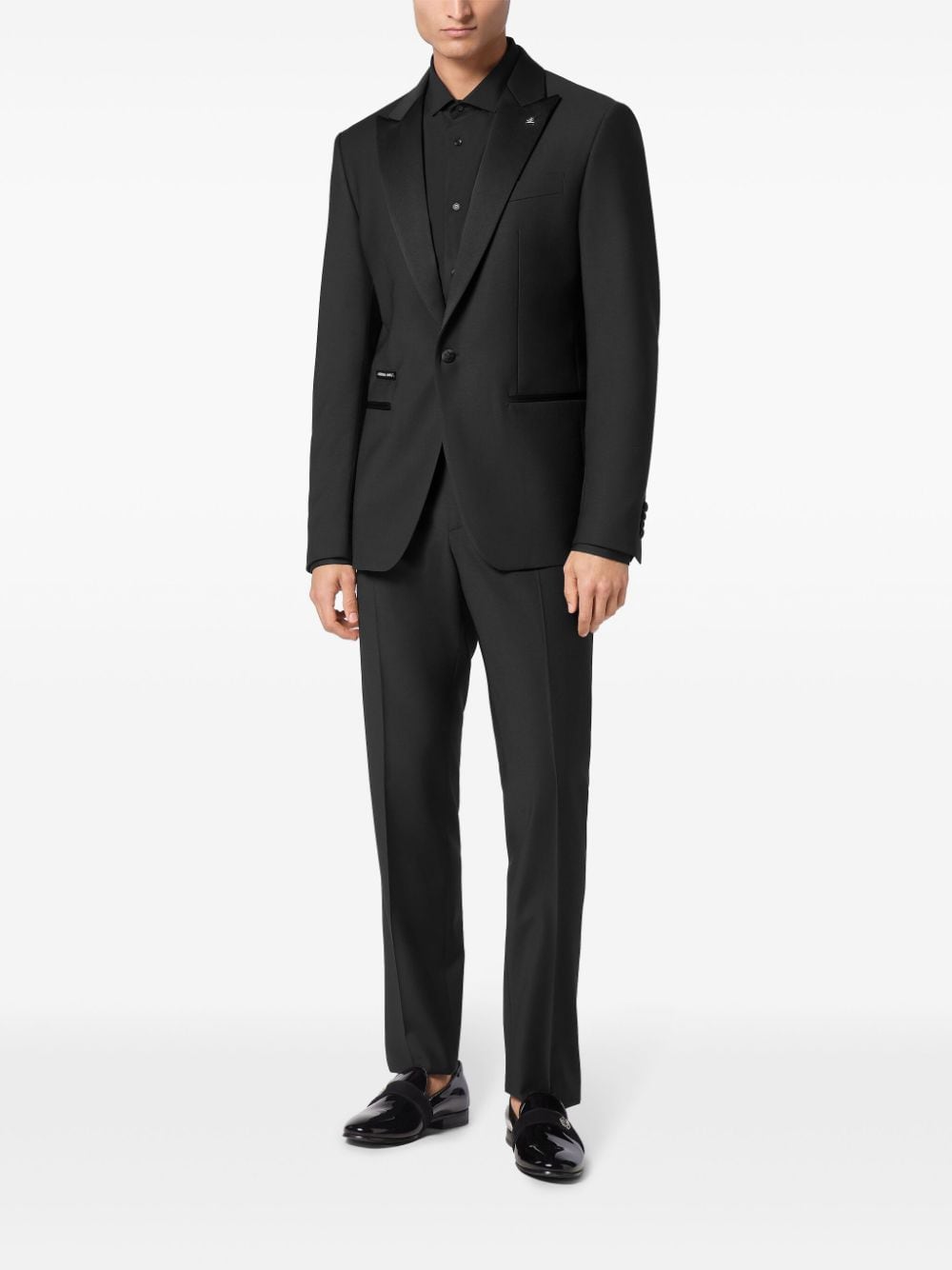 Shop Philipp Plein Single-breasted Blazer In Black