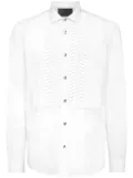 Philipp Plein Black Tie long-sleeve shirt - White